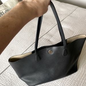 Tory Burch Brody Black Tote Bag
